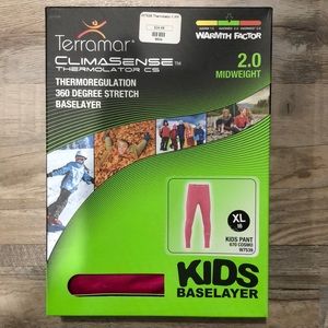 Terramar Pink Unisex Stretch Thermal Bott…